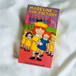 Madeline and the Toy Factory VHS Physical Media VCR children’s 90s cartoon